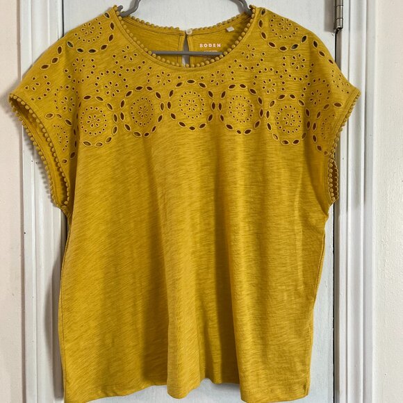 Boden Pompom Tee - Picture 1 of 2